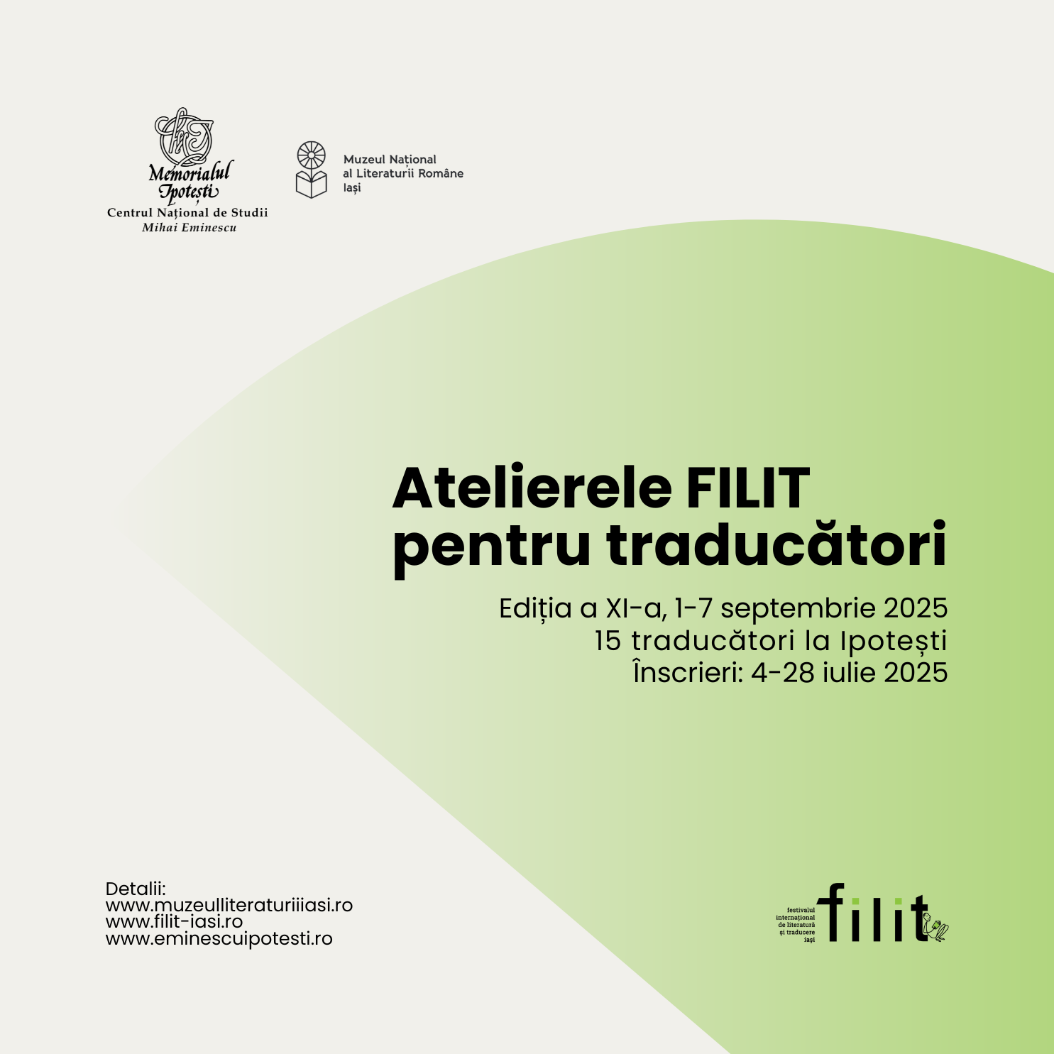 Atelierele FILIT pentru traducatori 2025