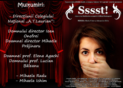 Caiet program teatru 