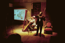 Recital: Gh. Petrescu (vioar), Maria Ciobanu (harp)