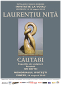 Afis expozitie Laurentiu Nita, 14 august 2015, Ipotesti