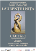 Afis expozitie Laurentiu Nita, 14 august 2015, Ipotesti